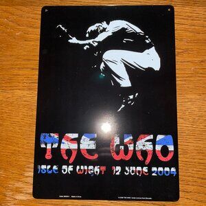 The Who "Isle of Wight" Metal Wall Hanging